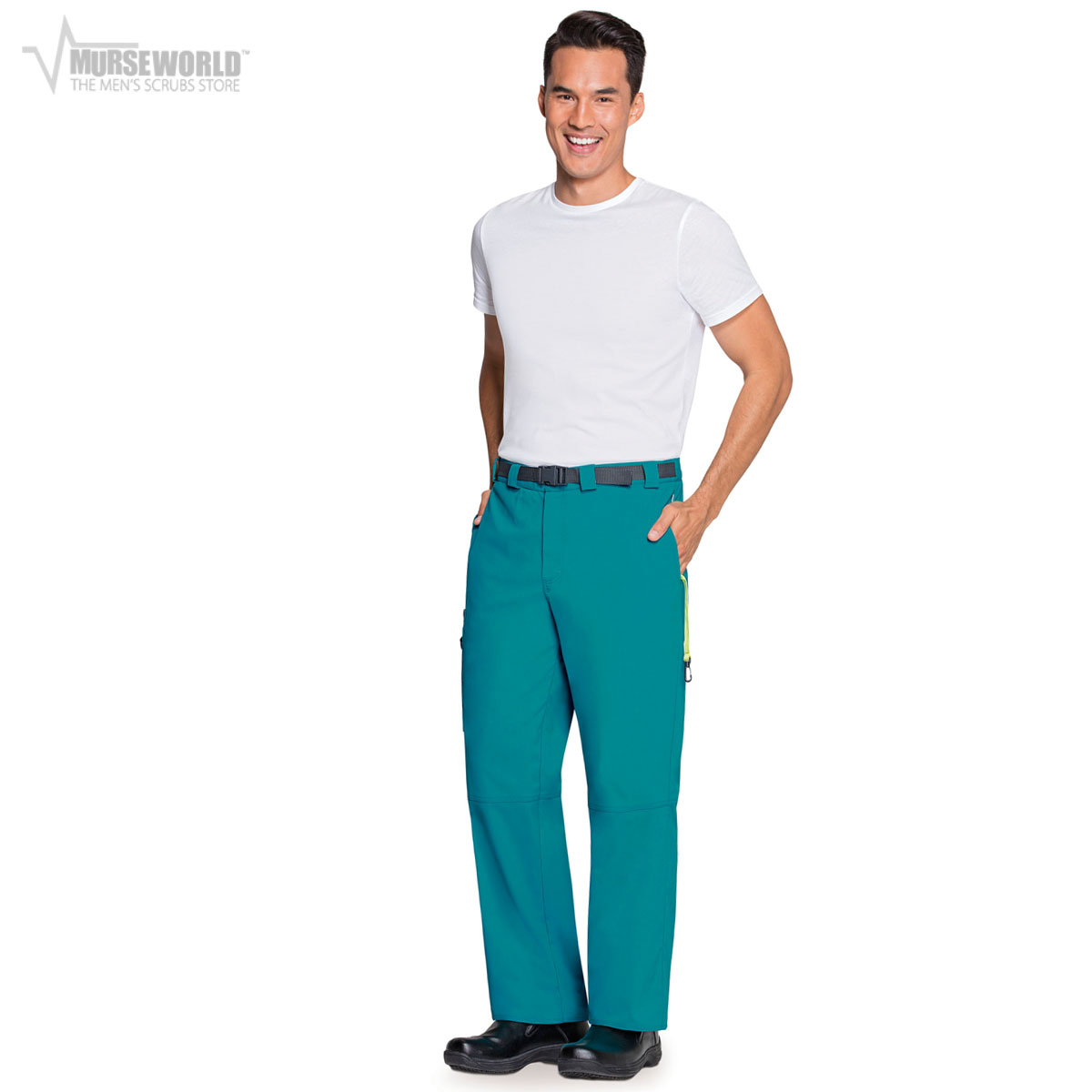 Code Happy Men's Antimicrobial Belted Cargo Pant - CH205A